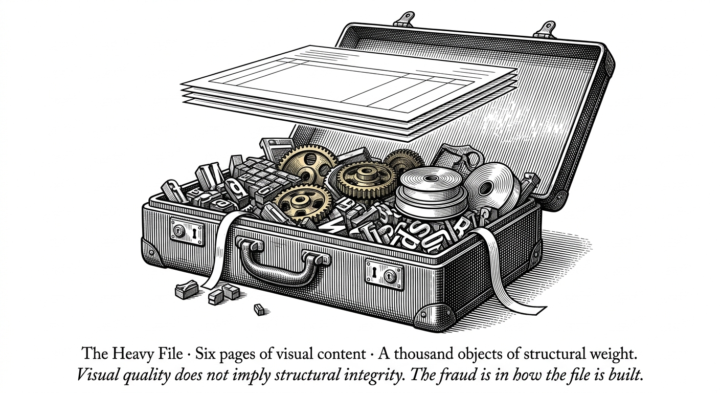 Document fraud detection illustration