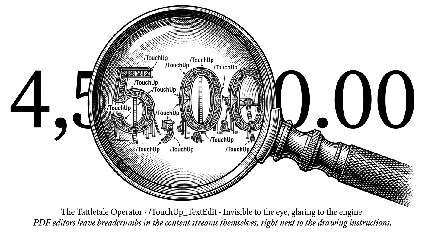 PDF editor content markers