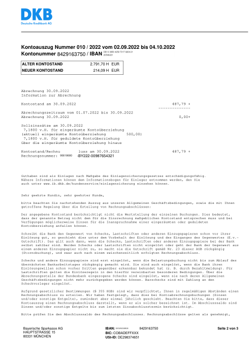 dkb deutsche kreditbank ag p2/3