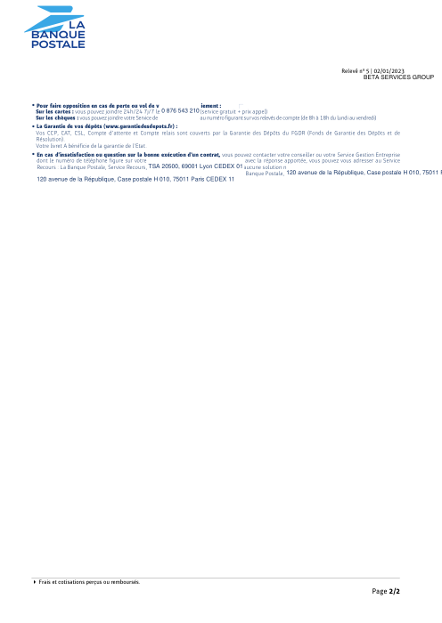 la banque postale p2/3