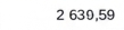 The same salary credit after the AI edit, now reading 2,630.59