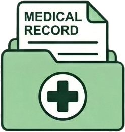 Symbol für Krankenakte