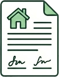 Icono de contratos de arrendamiento